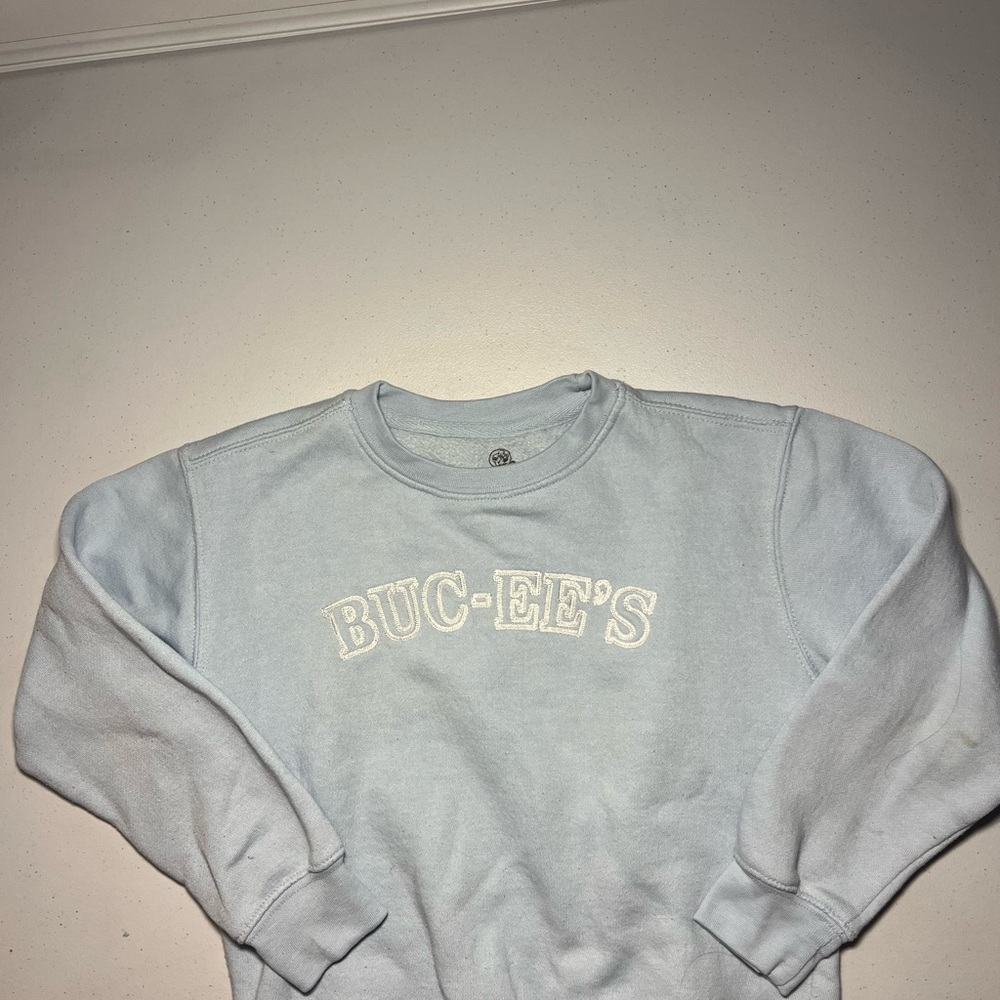 Buc-ee's Light Blue Kids Sweatshirt